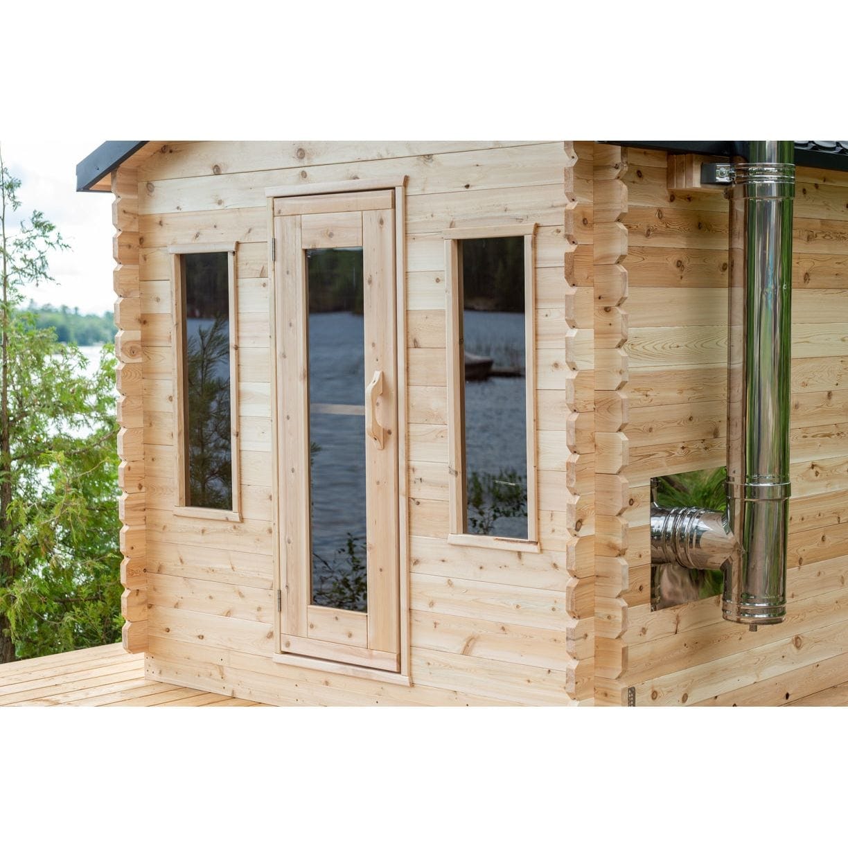 Dundalk Leisurecraft Dundalk Canadian Timber Georgian Cabin Sauna | CTC88W