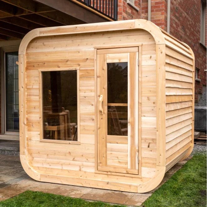 Dundalk Leisurecraft Dundalk Canadian Timber Luna 3 Person Barrel Sauna | CTC22LU