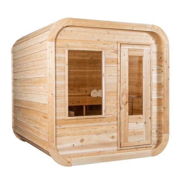 Dundalk Leisurecraft Dundalk Canadian Timber Luna 3 Person Barrel Sauna | CTC22LU