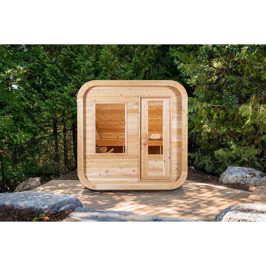 Dundalk Leisurecraft Dundalk Canadian Timber Luna 3 Person Barrel Sauna | CTC22LU