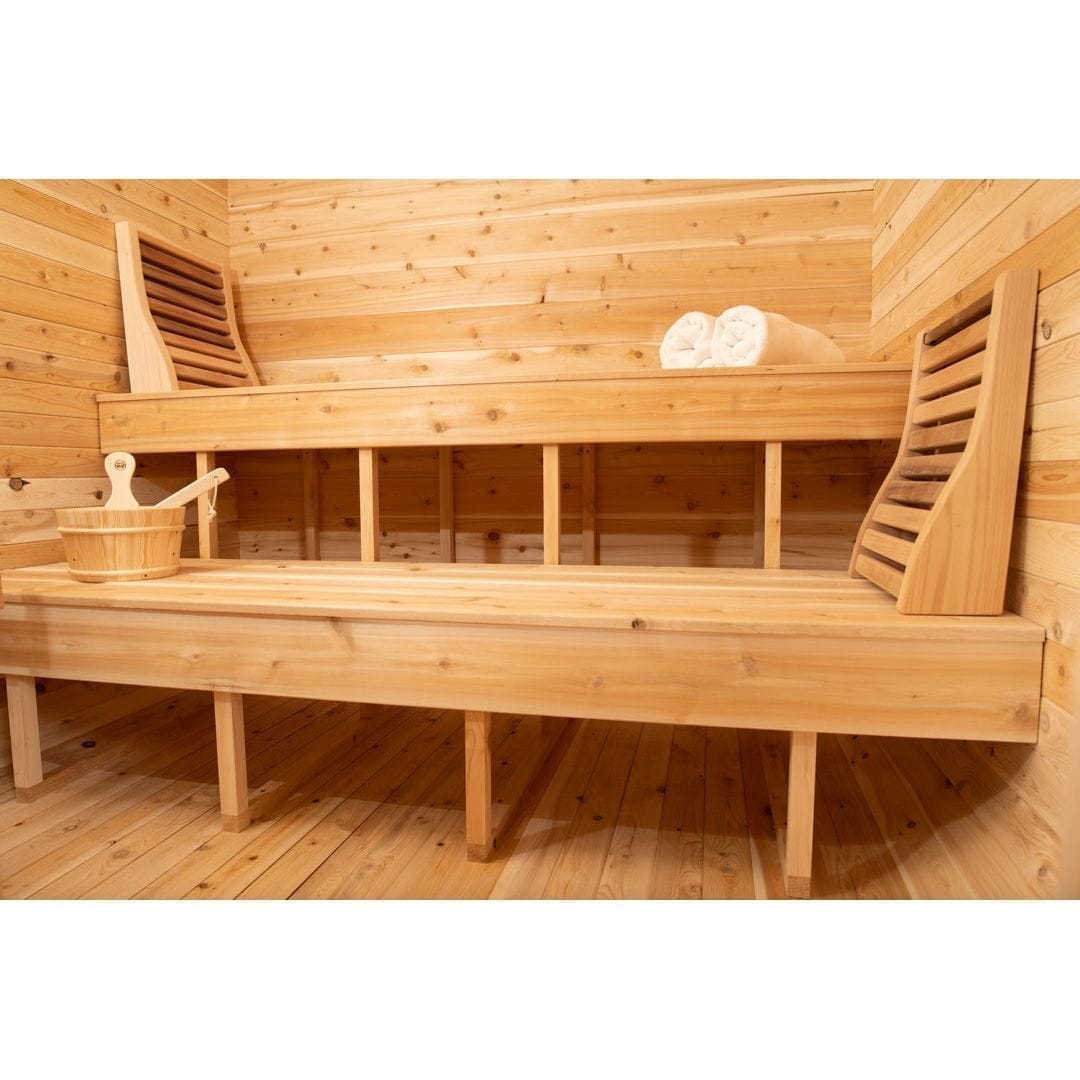 Dundalk Leisurecraft Dundalk Canadian Timber Luna 3 Person Barrel Sauna | CTC22LU