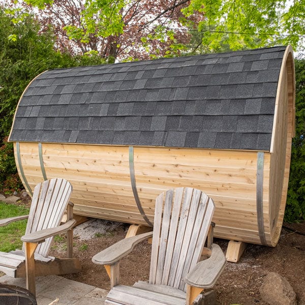 Dundalk Leisurecraft Dundalk Canadian Timber Tranquility 6 Person Barrel Sauna | CTC2345W