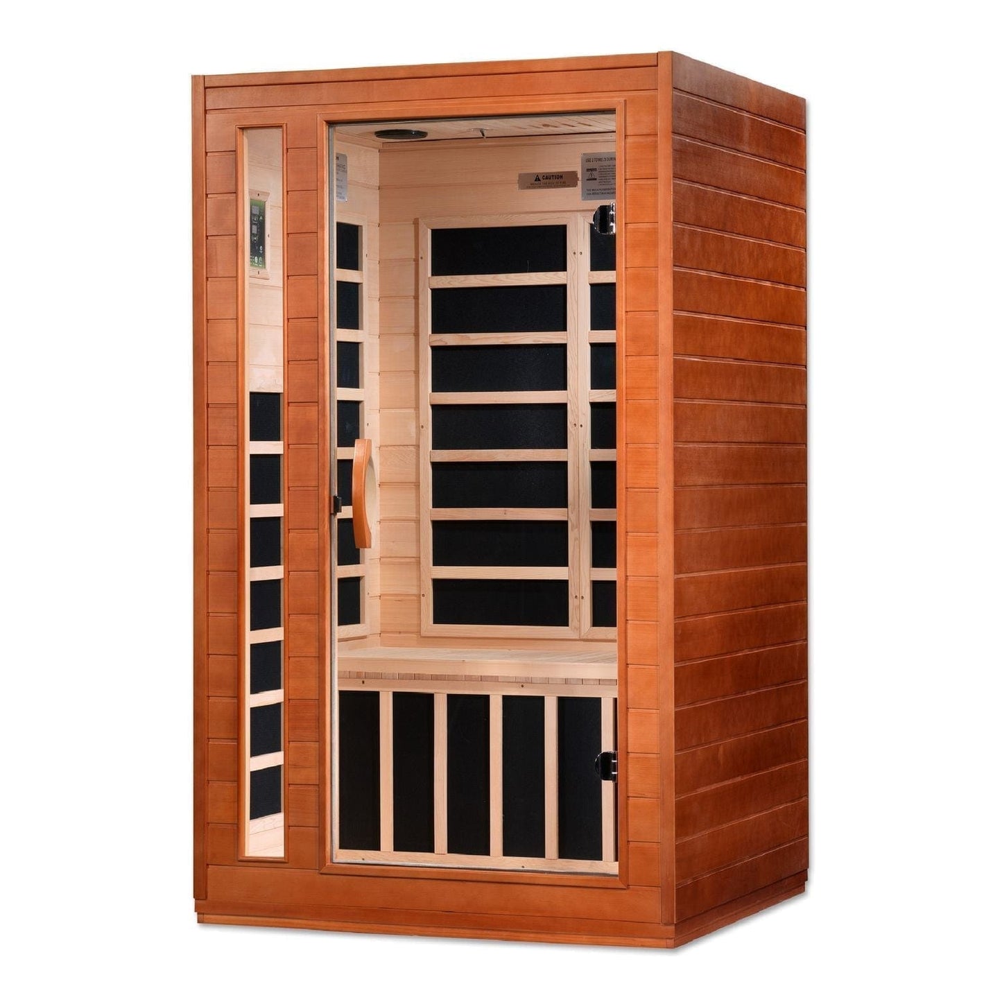 Dynamic Saunas Dynamic Cordoba 2-person Low EMF FAR Infrared Sauna in Canadian Hemlock | DYN-6203-01