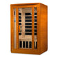 Dynamic Saunas Dynamic San Marino 2-person Low EMF FAR Infrared Sauna in Canadian Hemlock | DYN-6206-01