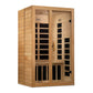 Dynamic Saunas Dynamic Santiago 2-person Low EMF FAR Infrared Sauna in Canadian Hemlock | DYN-6209-01