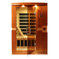 Golden Design Dynamic Infrared Venice 2 Person Indoor Bluetooth Compatible Low EMF FAR Infrared Sauna in Canadian Hemlock DYN-6210-01