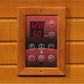 Golden Design Dynamic Infrared Venice 2 Person Indoor Bluetooth Compatible Low EMF FAR Infrared Sauna in Canadian Hemlock DYN-6210-01