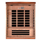 Golden Design Dynamic Lugano 3-person Indoor Bluetooth Compatible Low EMF FAR Infrared Sauna in Canadian Hemlock DYN-6336-02