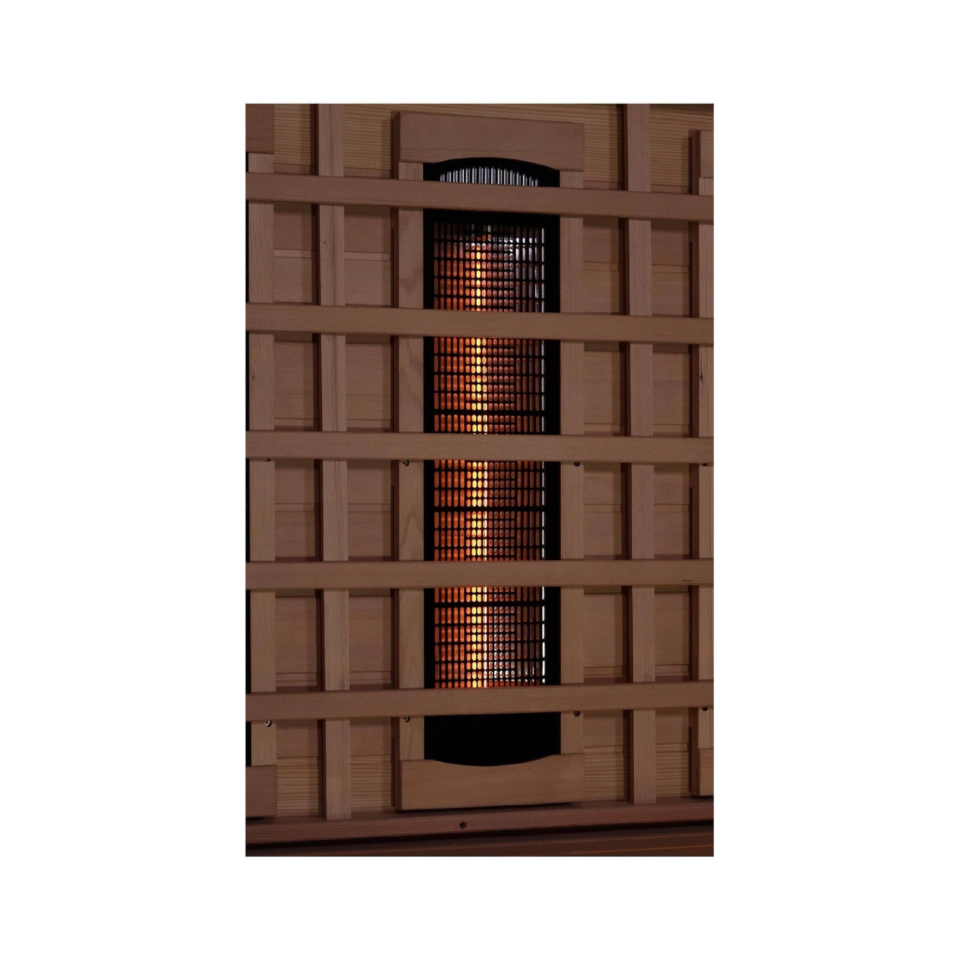 Golden Design Golden Designs 3-Person Full Spectrum PureTech™ Near Zero EMF FAR Infrared Sauna with Himalayan Salt Bar in Canadian Hemlock | GDI-8030-02