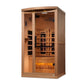 Golden Design Golden Designs 1-2-Person Full Spectrum PureTech™ Near Zero EMF FAR Infrared Sauna with Himalayan Salt Bar in Canadian Hemlock | GDI-8010-02