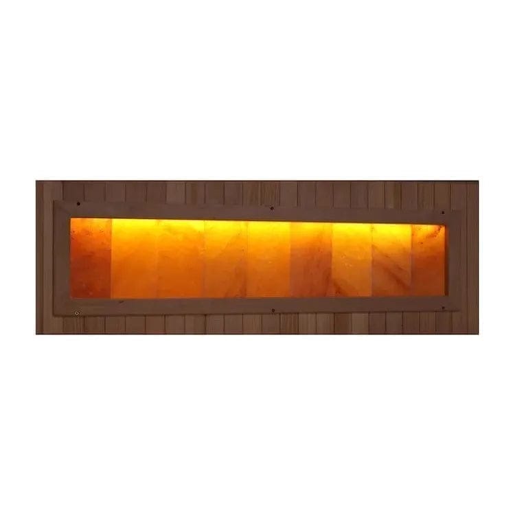 Golden Design Golden Designs 1-2-Person Full Spectrum PureTech™ Near Zero EMF FAR Infrared Sauna with Himalayan Salt Bar in Canadian Hemlock | GDI-8010-02