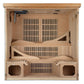 Golden Design Golden Designs Monaco 6-person PureTech™ Near Zero EMF FAR Infrared Sauna in Canadian Hemlock | GDI-6996-01