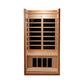 Golden Design Dynamic Infrared Barcelona 2 Person Indoor Bluetooth Compatible FAR Infrared Sauna in Canadian Hemlock | DYN-6106-01