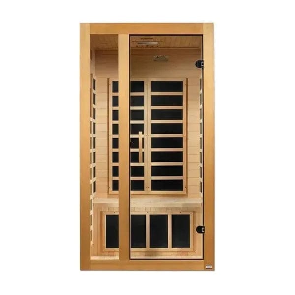 Golden Design Dynamic Infrared Gracia Personal Indoor Bluetooth Compatible FAR Infrared Sauna in Canadian Hemlock DYN-6119-01