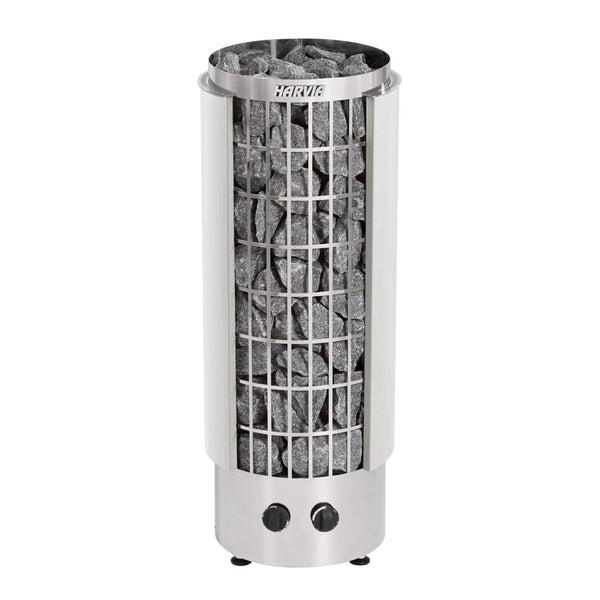 Harvia Harvia - Cilindro Half Series 8kW Stainless Steel Sauna Heater at 240V 1PH HPCS8U1H