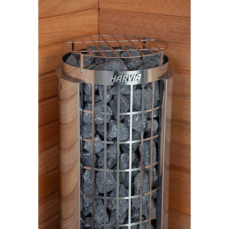 Harvia Harvia - Cilindro Half Series 8kW Stainless Steel Sauna Heater at 240V 1PH HPCS8U1H