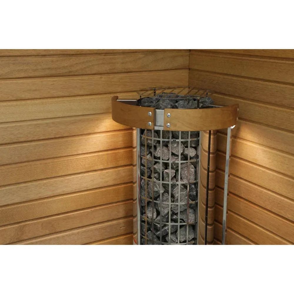 Harvia Harvia Cilindro PC90E - Cilindro Half Series 9kW Stainless Steel Sauna Heater at 240V 1PH HPCS9U1H