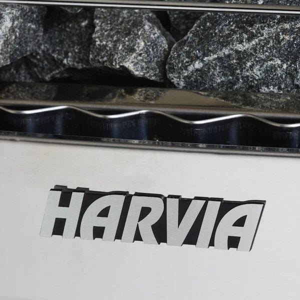 Harvia Harvia Electric Sauna Heater - KIP Series 8kW Stainless Steel Sauna Heater at 240V 1PH with Built-In Time and Temperature Controls JH80B2401