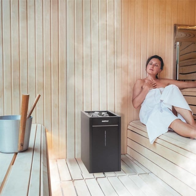 Harvia Harvia Electric Sauna Heater - Virta Series 8kW Stainless Steel Sauna Heater at 240V 1PH | HL8U1 HL8U1