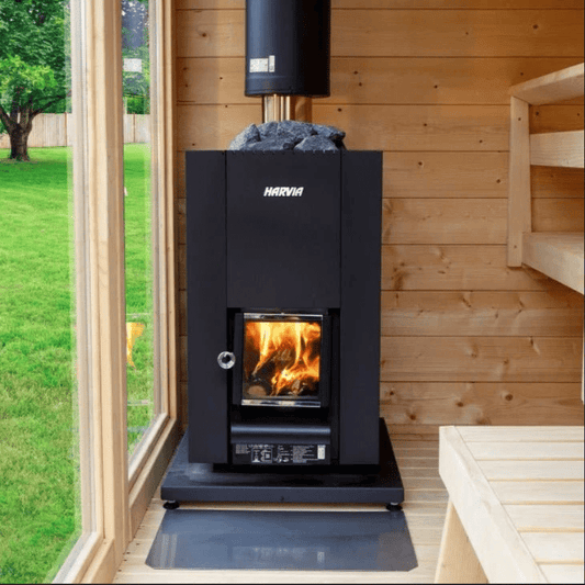 Harvia Linear Series, 17.9 kW Wood Sauna Stove | WK160C WK160C