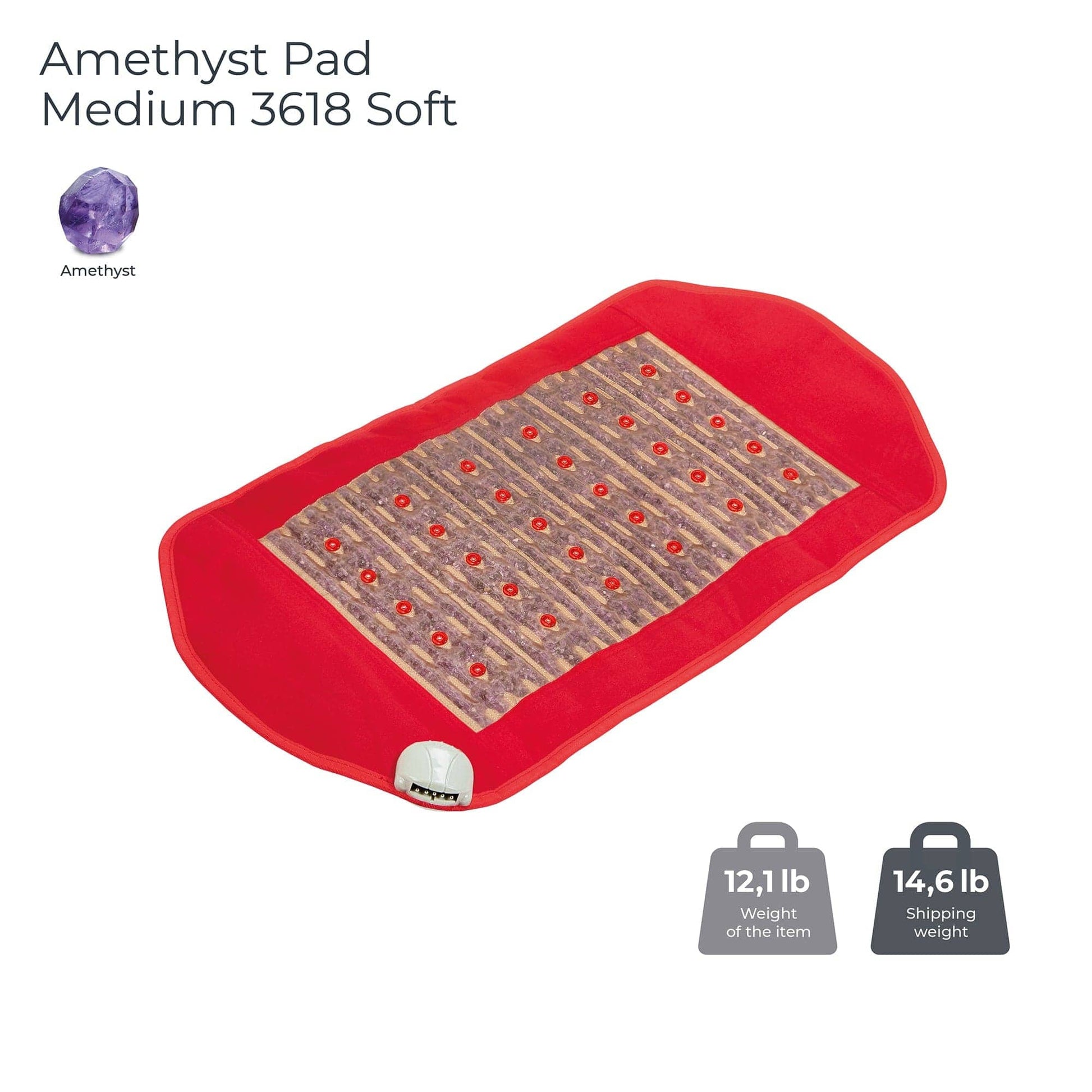 HealthyLine Photon PEMF InfraMat Pro® Amethyst Pad Medium 3618 Soft generation-50/Gi50