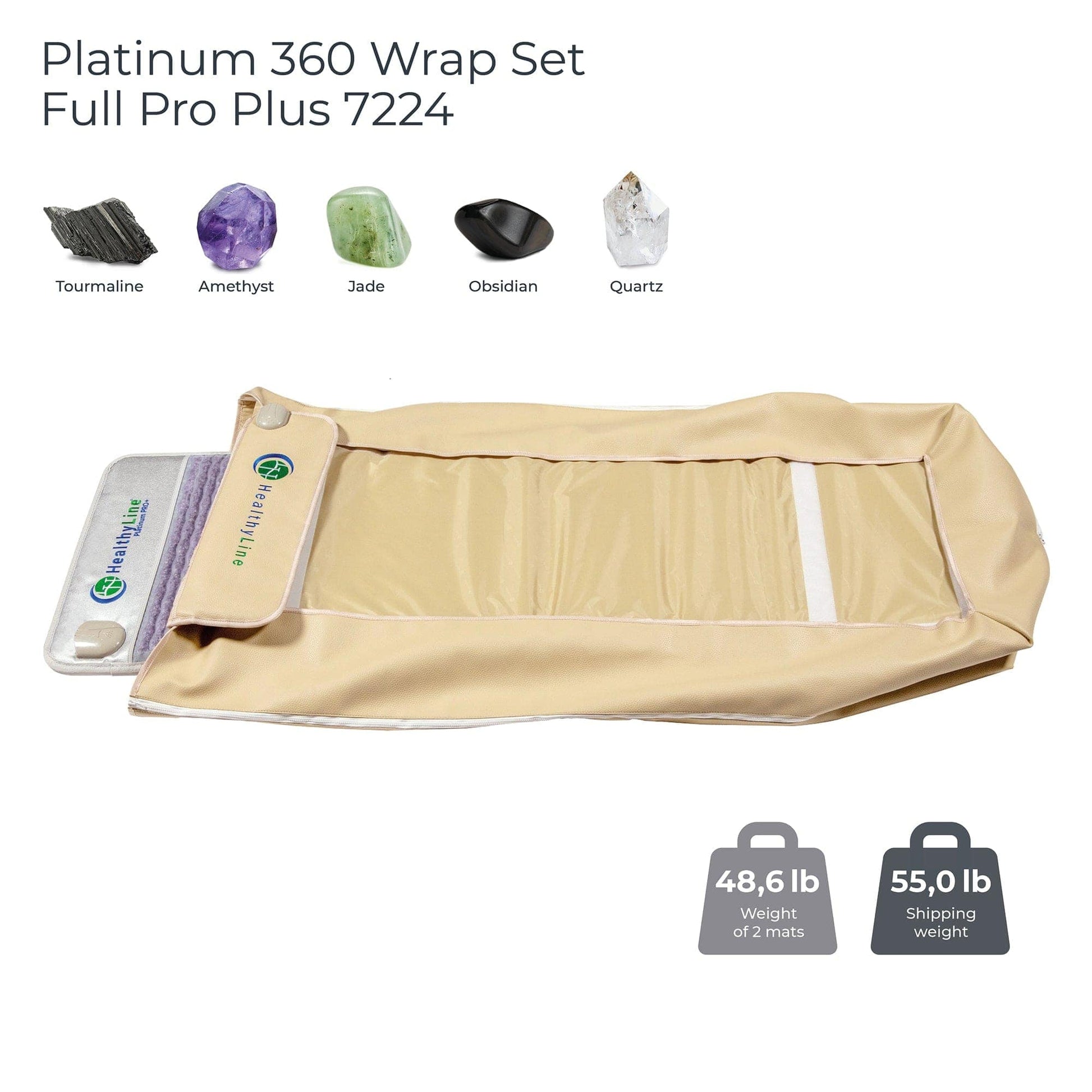 HealthyLine Platinum 360 Wrap Set Full 7224 - Photon Advanced PEMF 360-Platinum-7224-PhP-adv