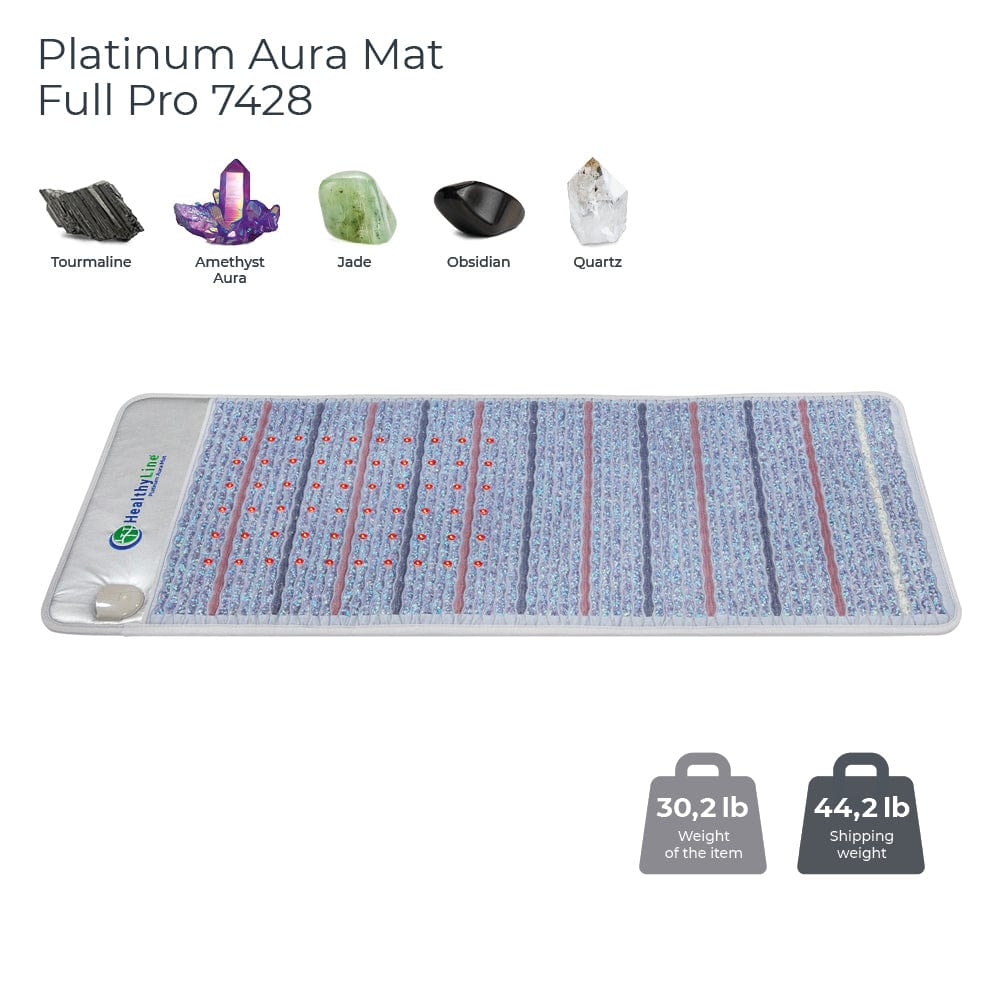 HealthyLine Platinum Aura Mat Full Pro PLUS 7428 Firm - Photon Advanced PEMF InfraMat Pro® Platinum-7428Au-PhP-adv