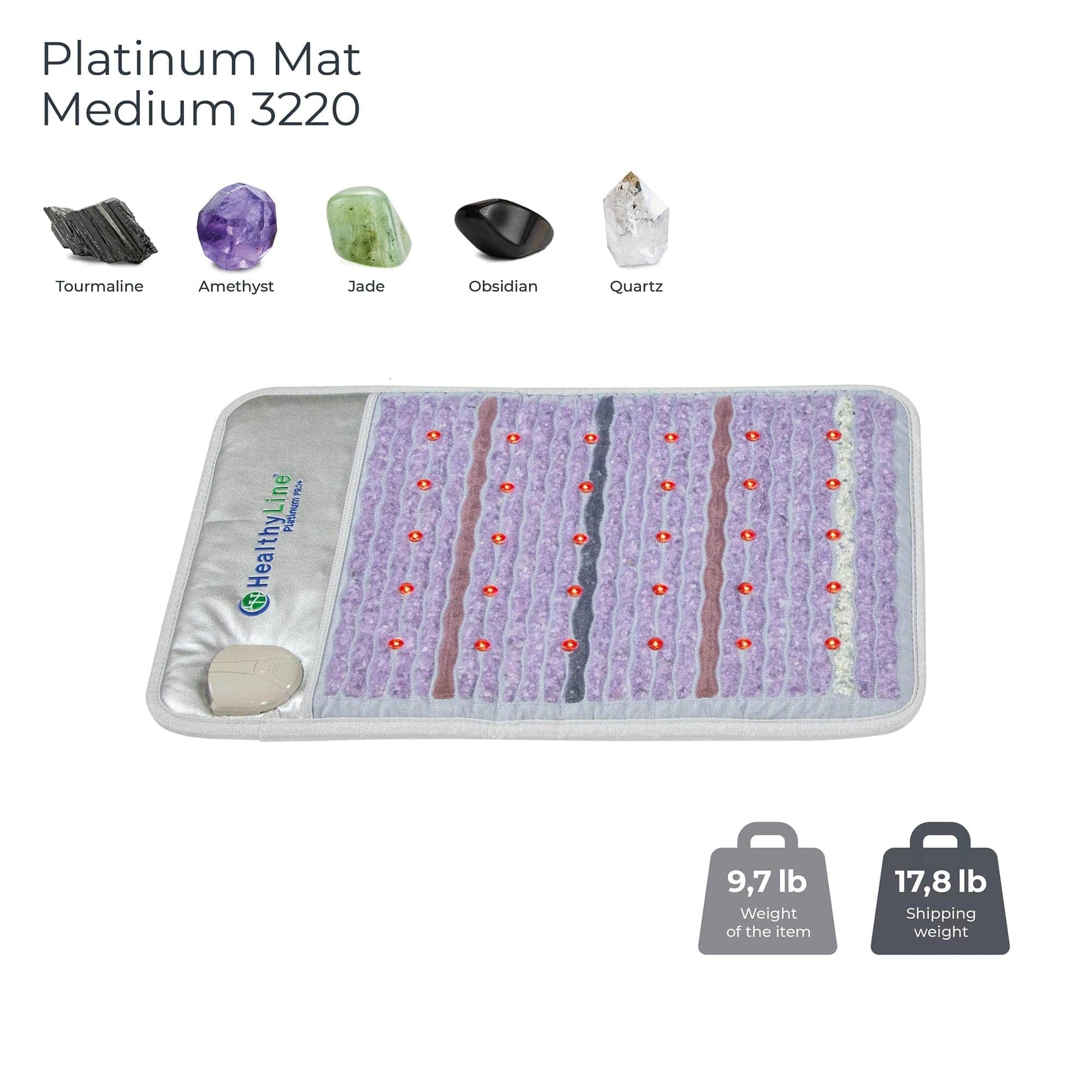 HealthyLine Platinum Mat™ Medium 3220 Firm - Photon Advanced PEMF InfraMat Pro® Platinum-3220-PhP-adv