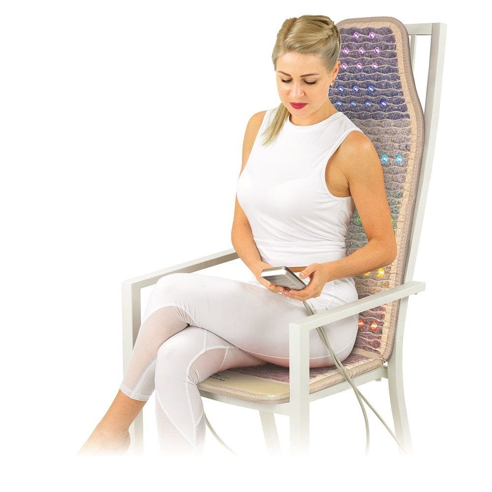 HealthyLine Rainbow Chakra Mat™ Chair 5318 Firm - Photon PEMF InframMat Pro® RW-ch-Chair-5318-PhP