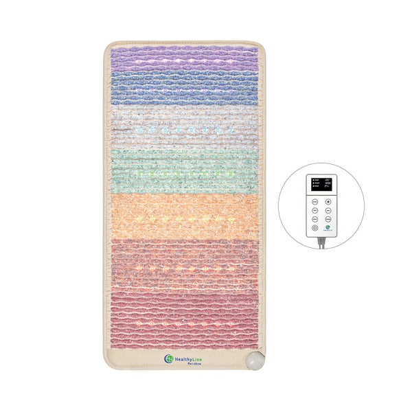 HealthyLine Rainbow Chakra Mat™ Medium 5024 Firm - Photon PEMF Inframat Pro® 3rd Edition RW-ch-5024-PhP