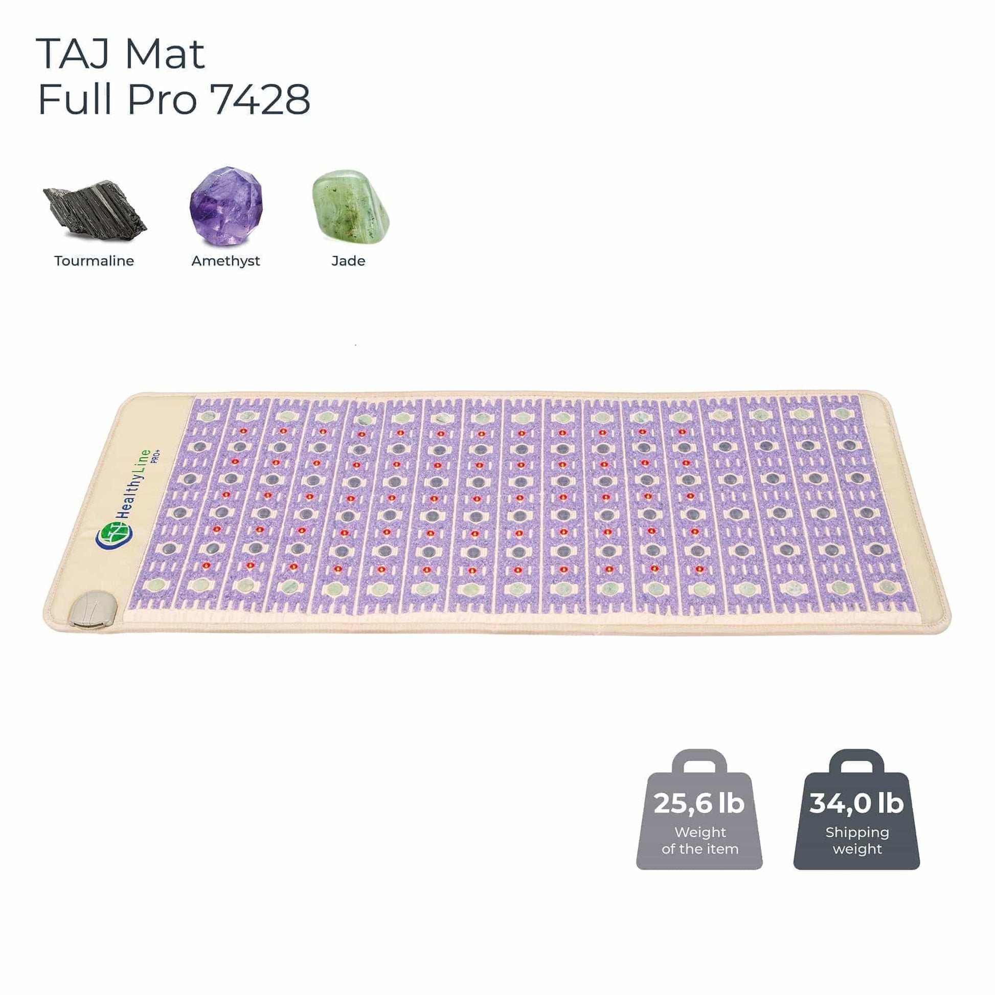 HealthyLine TAJ Mat Full Pro Plus 7428 with Photon LED and PEMF TAJ-7428Pro-PhP