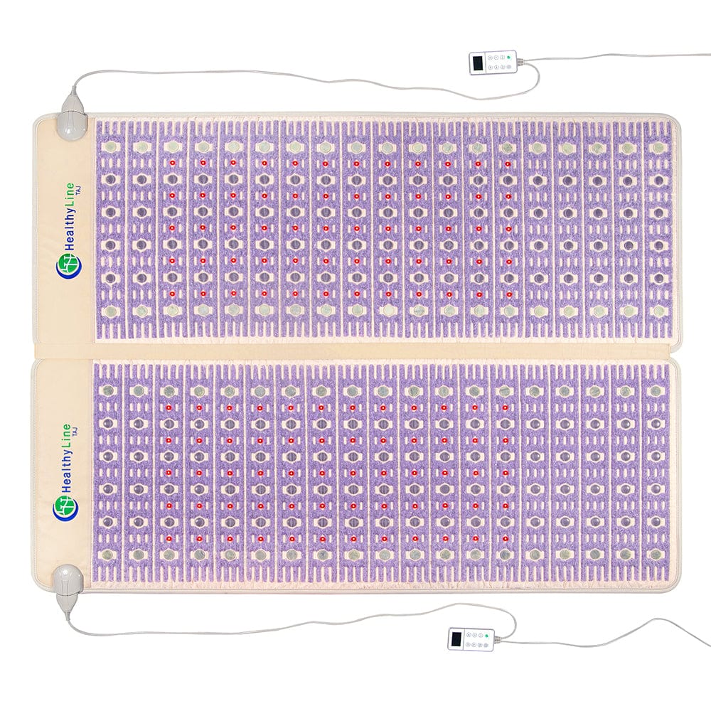 HealthyLine TAJ-Mat™ Queen 8060 Firm - Photon PEMF Split Inframat Pro® TAJ-Q-PhP-Split