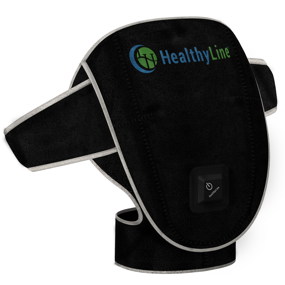 HealthyLine Portable Heated Gemstone Pad - Shoulder Model with Power-bank Portable-AT-Shldr