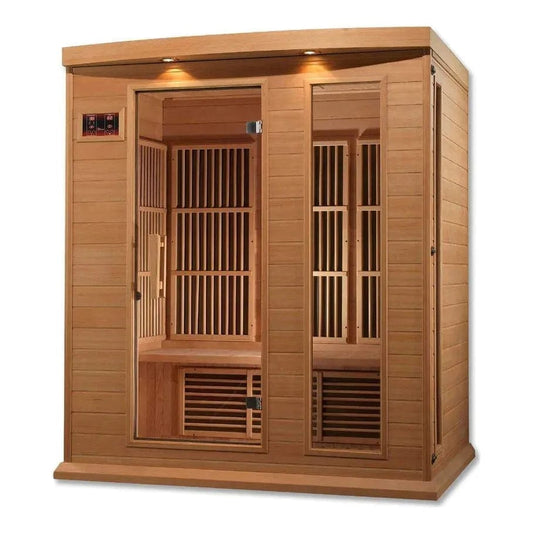 Maxxus Maxxus 3-Person Near Zero EMF (Under 2MG) FAR Infrared Sauna in Canadian Hemlock MX-K306-01-ZF MX-K306-01-ZF