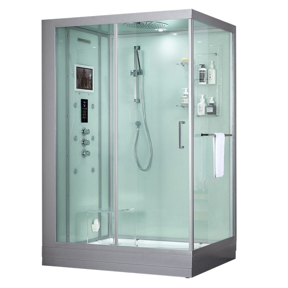 maya bath Platinum Anzio Steam Shower - White