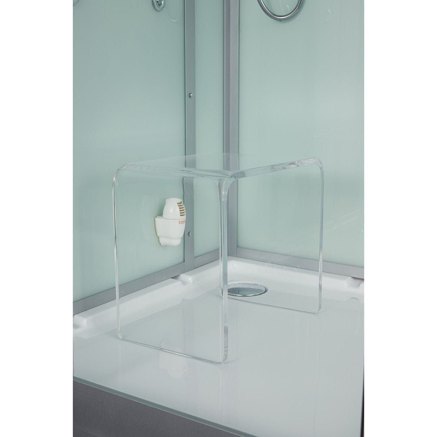 maya bath Platinum Arezzo Steam Shower - White