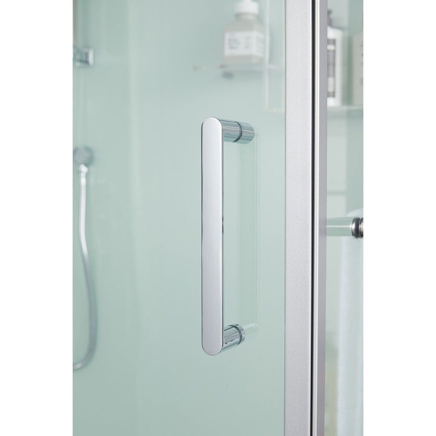 maya bath Platinum Lucca Steam Shower - White