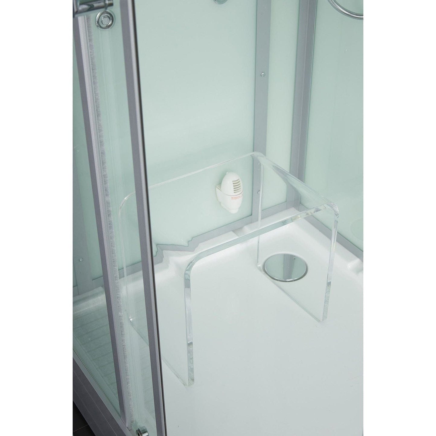 maya bath Platinum Lucca Steam Shower - White