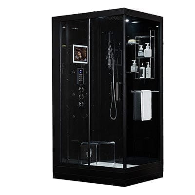 maya bath Platinum Lucca Steam Shower - Black 207