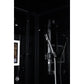 maya bath Platinum Lucca Steam Shower - Black