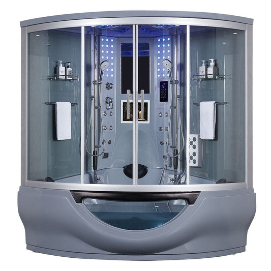 maya bath Platinum Superior Steam Shower - Gray