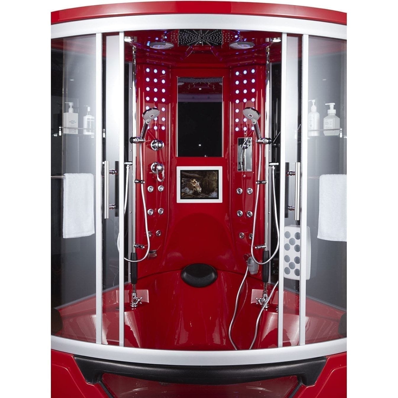 maya bath Platinum Superior Steam Shower - Red