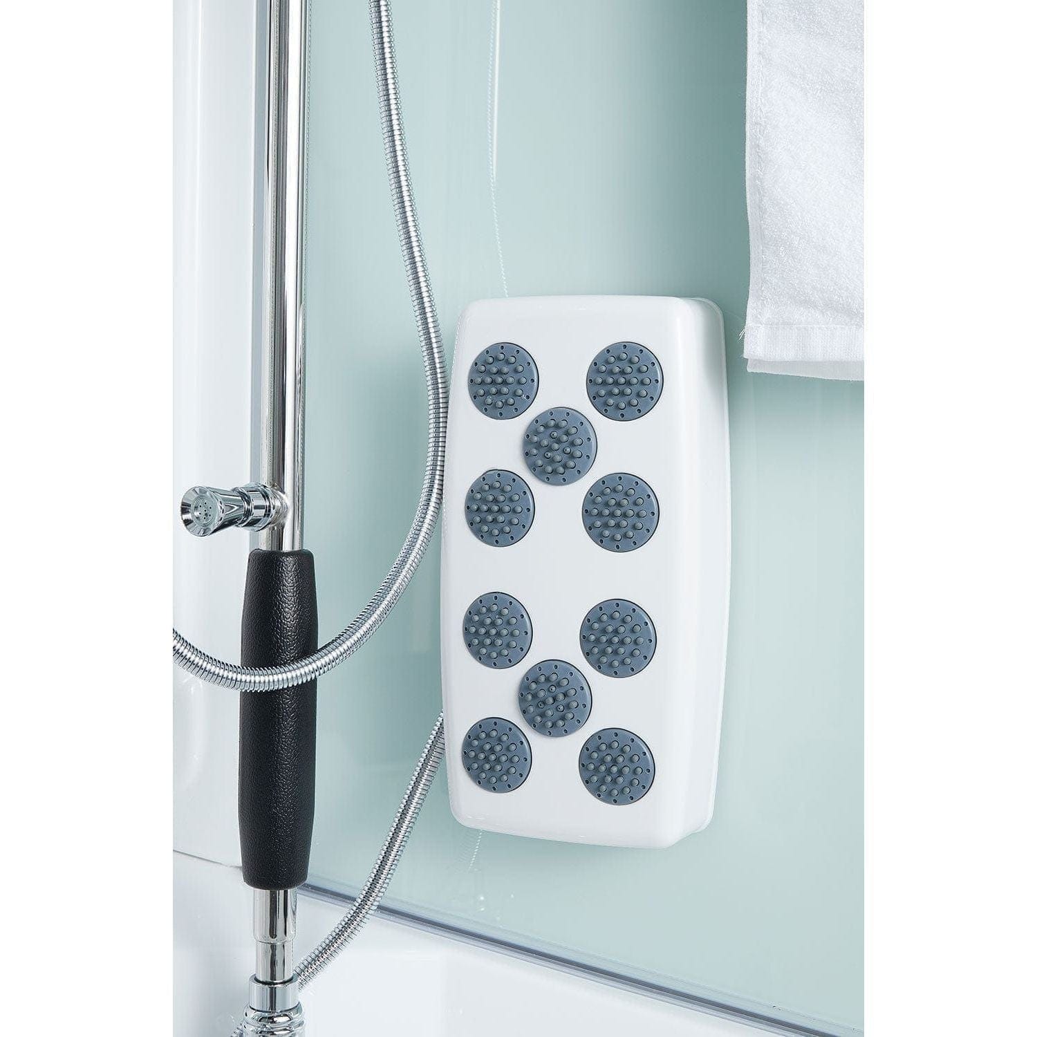 maya bath Platinum Superior Steam Shower - White