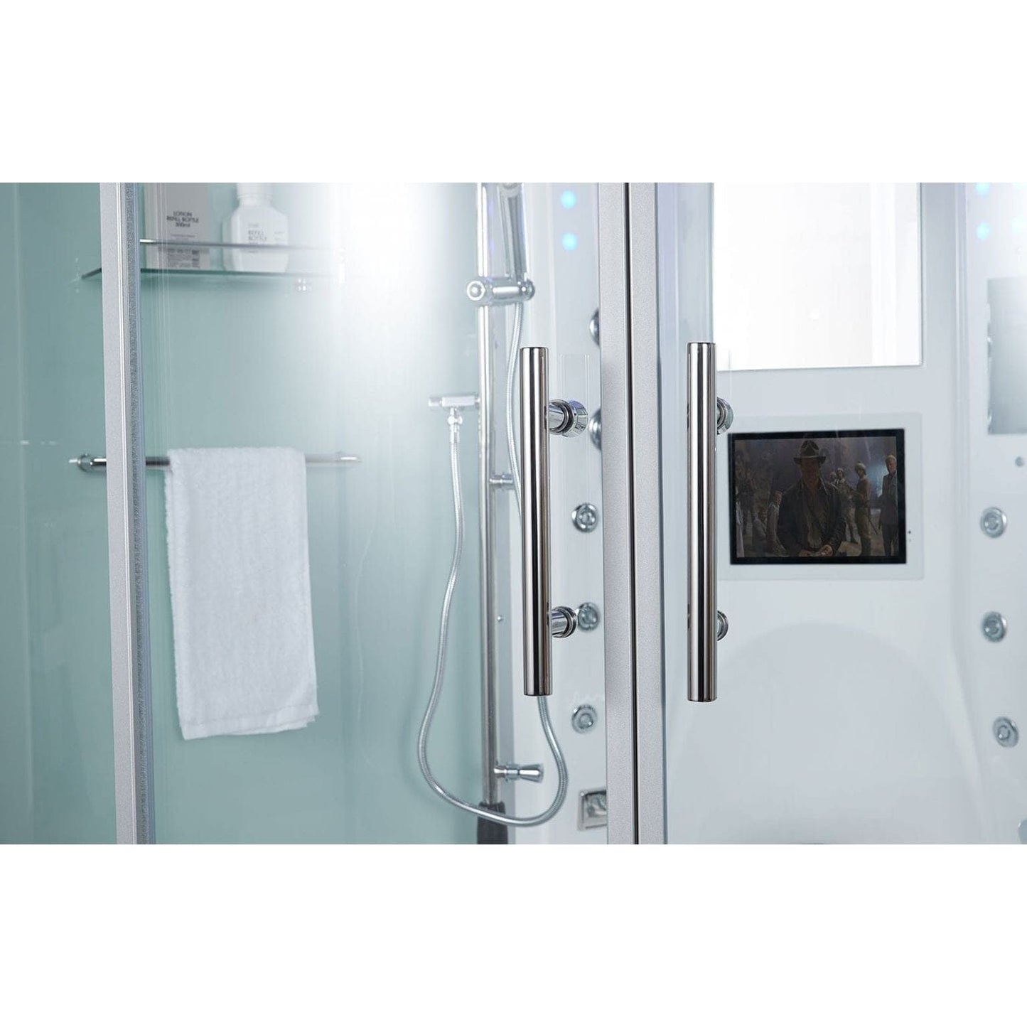 maya bath Platinum Superior Steam Shower - White