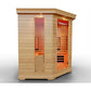 Medical Saunas Medical 7 Infrared Sauna Corner Unit - Red Light Therapy Included